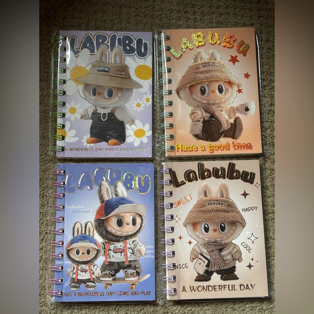 Set of 4 Monster mini Notebooks really nice quality great for gifts. Brand new.